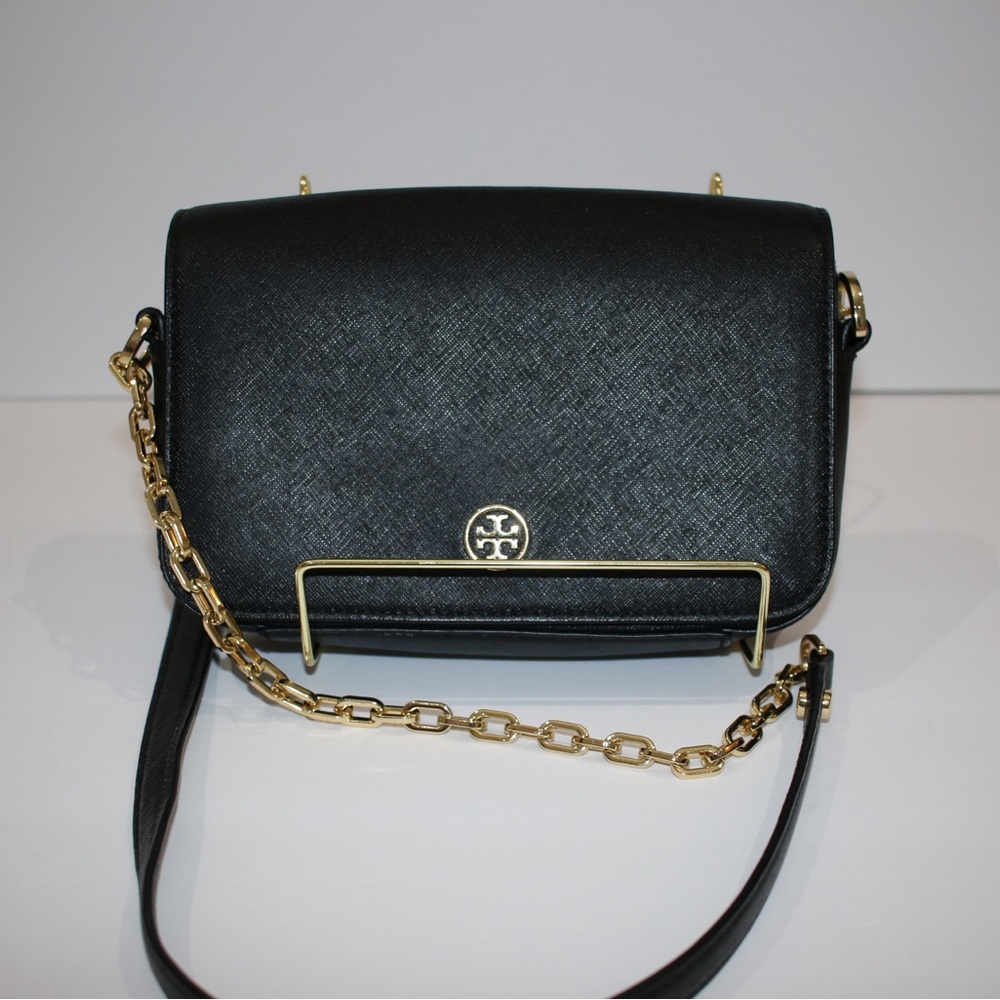 Tory Burch Saffiano Robinson Chain Crossbody